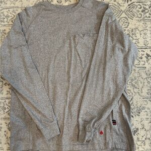 ForgeFR Flame Resistant Work Shirt Long Sleeve with Pocket Men’s Size Large